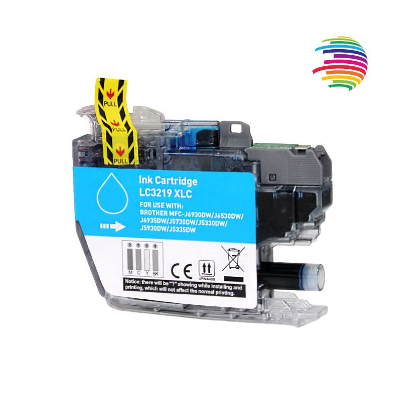 Brother LC3219XL Cyan Cartucho de Tinta Generico - Reemplaza LC3219XLC