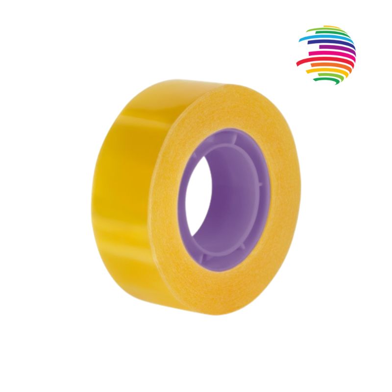 Transparent Adhesive Tape - Measures 19mm x 33m - PACK OF 8 pcs.