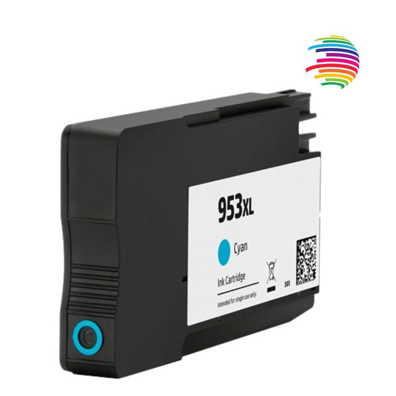 HP 953XL Cyan Generic Ink Cartridge - Replaces F6U16AE/F6U12AE