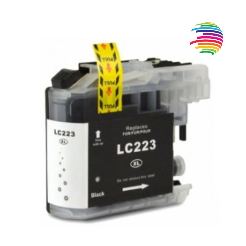 Brother LC223/LC221 Negro Cartucho de Tinta Generico - Reemplaza LC223BK/LC221BK