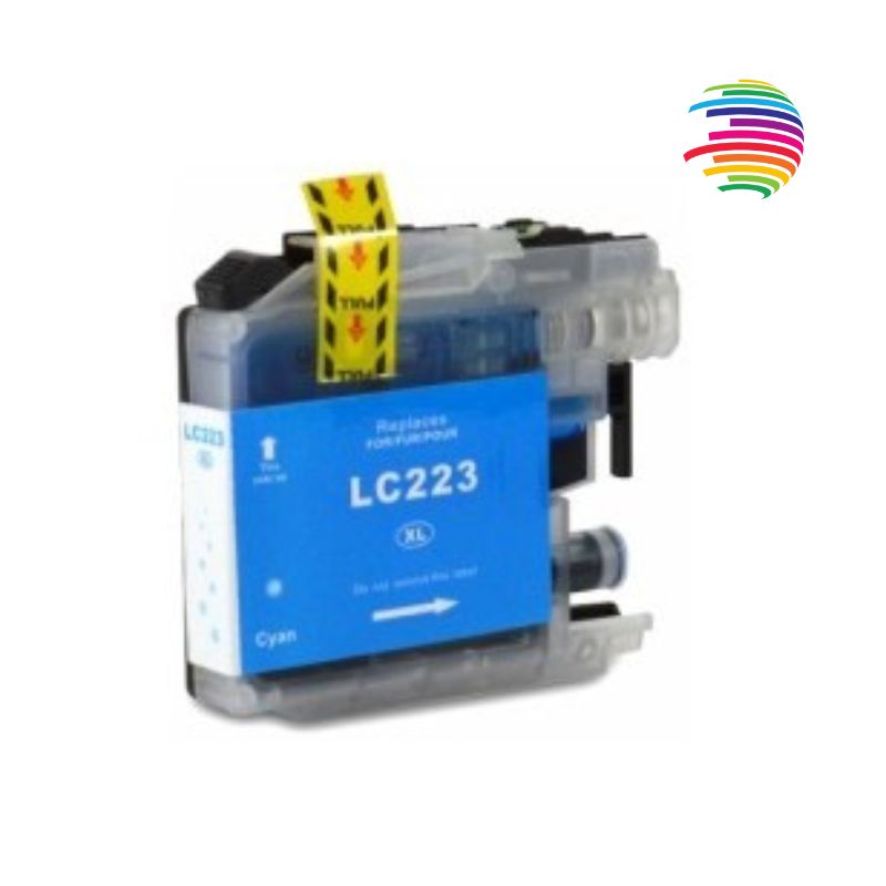 Brother LC223/LC221 Cyan Cartucho de Tinta Generico - Reemplaza LC223C/LC221C