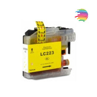 Brother LC223/LC221 Amarillo Cartucho de Tinta Generico - Reemplaza LC223Y/LC221Y