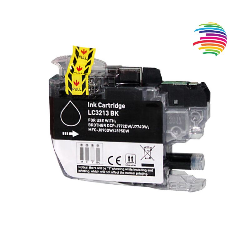 Brother LC3213/LC3211 Negro Cartucho de Tinta Generico - Reemplaza LC3213BK/LC3211BK