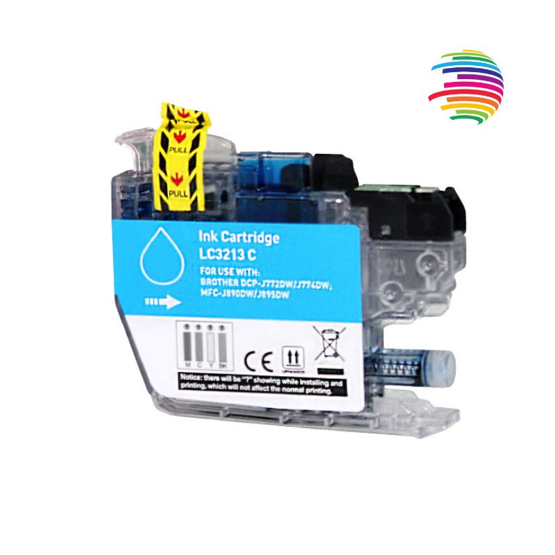Brother LC3213/LC3211 Cyan Cartucho de Tinta Generico - Reemplaza LC3213C/LC3211C