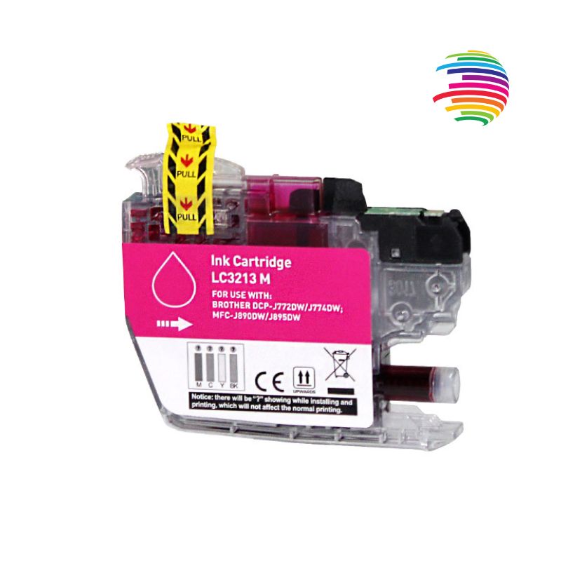Brother LC3213/LC3211 Magenta Cartucho de Tinta Generico - Reemplaza LC3213M/LC3211M