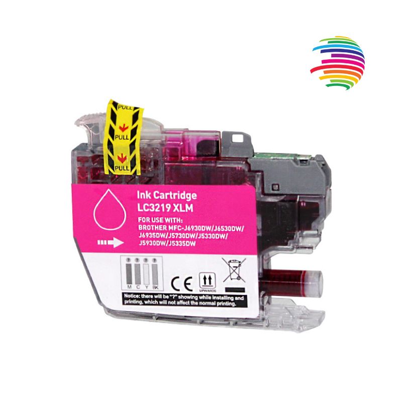 Brother LC3219XL Magenta Cartucho de Tinta Generico - Reemplaza LC3219XLM
