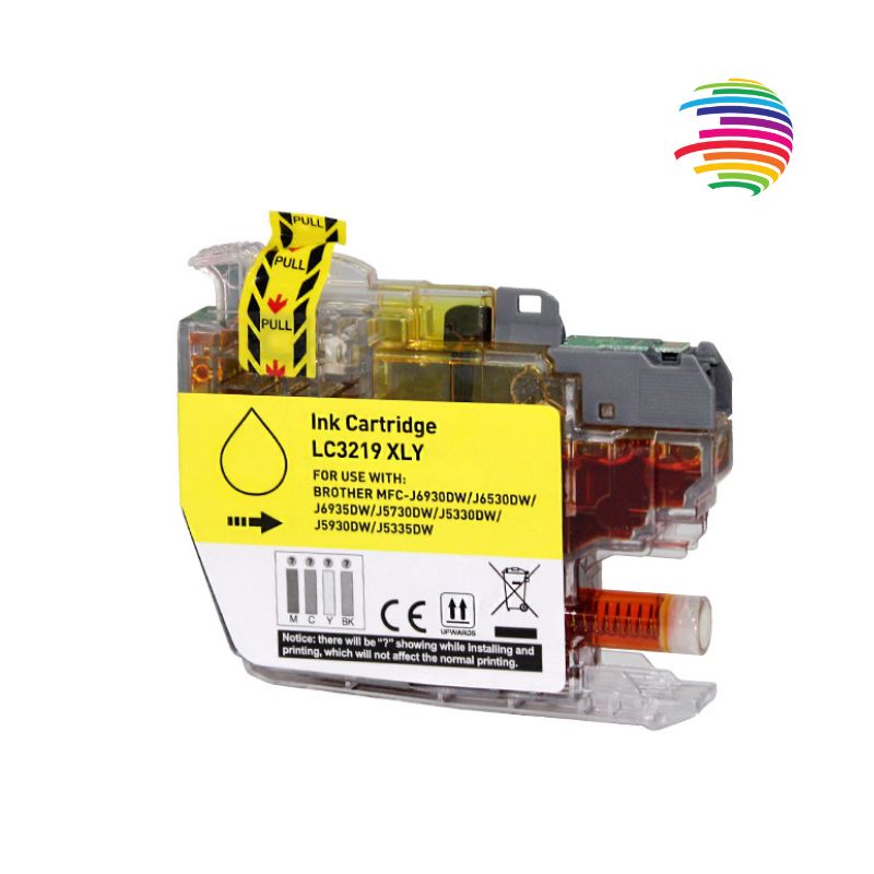 Brother LC3219XL Amarillo Cartucho de Tinta Generico - Reemplaza LC3219XLY