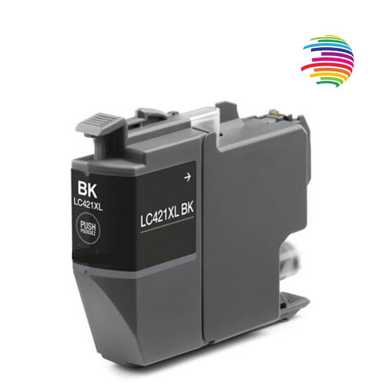 Brother LC421XL Negro Cartucho de Tinta Generico - Reemplaza LC421XLBK