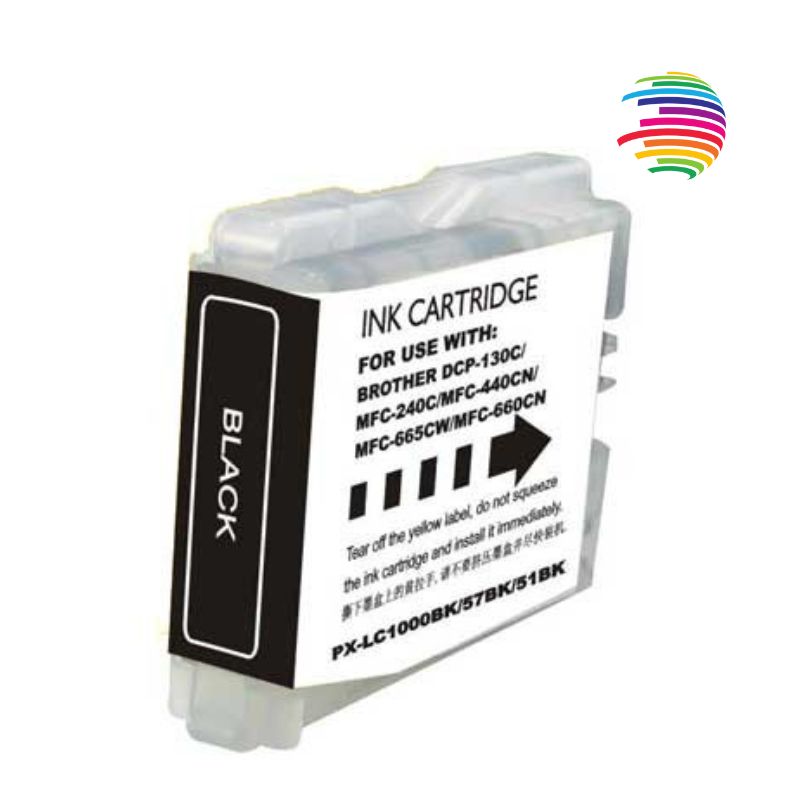 Brother LC1000XL/LC970XL Negro Cartucho de Tinta Generico - Reemplaza LC1000BK/LC970BK