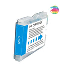 Brother LC1000XL/LC970XL Cyan Cartucho de Tinta Generico - Reemplaza LC1000C/LC970C