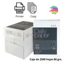 A4 80gsm Daily Paper 210x297mm - Box of 2500 White Sheets