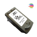 Canon PG40/PG50/PG37 Black Remanufactured Ink Cartridge - Displays Ink Level - Replaces 0615B001/0615B042/0616B001/2145B001