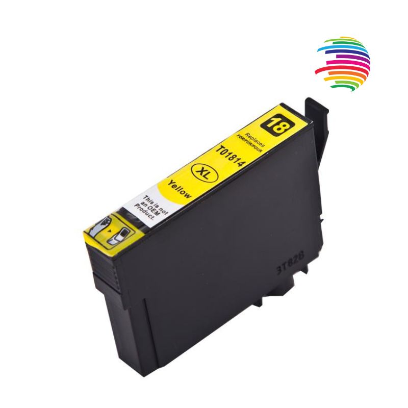 Epson T1814/T1804 (18XL) Amarillo Cartucho de Tinta Generico - Reemplaza C13T18144012/C13T18044012