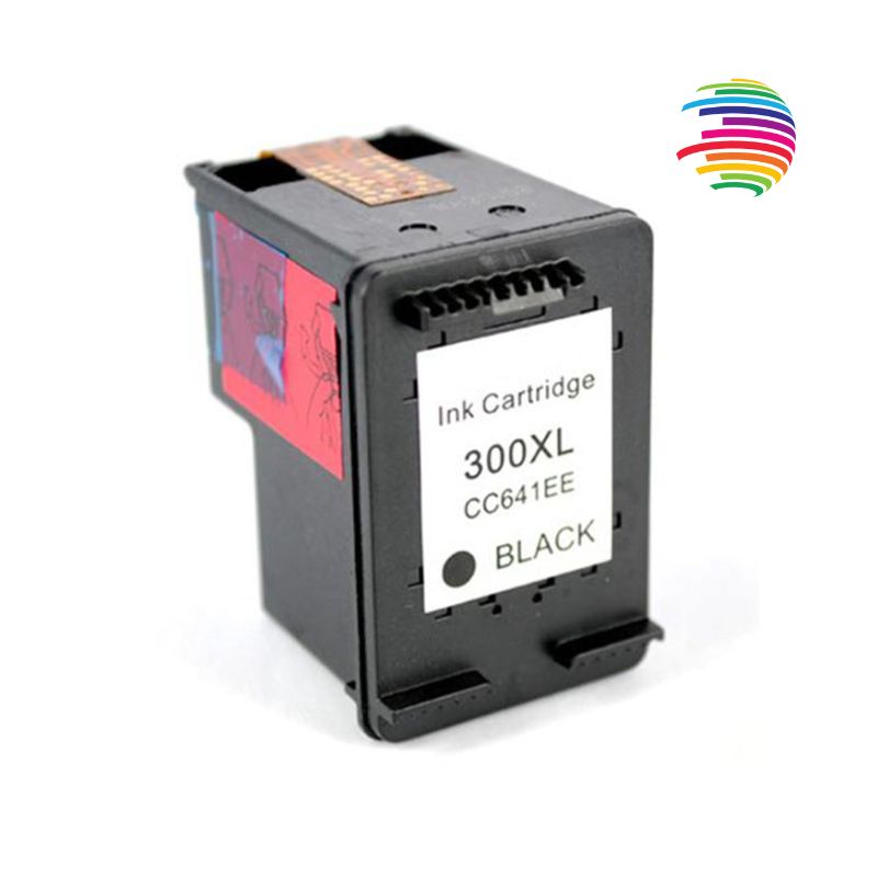 HP 300XL Black Remanufactured Ink Cartridge - Replaces CC641EE/CC640EE