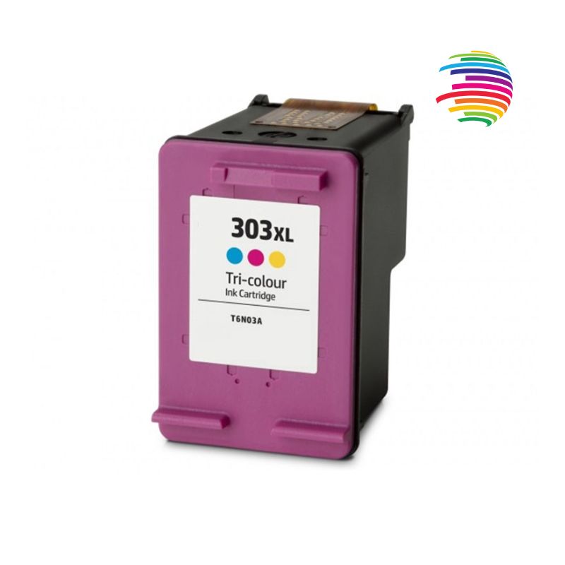 HP 303XL Color Remanufactured Ink Cartridge - Replaces T6N03AE/T6N01AE