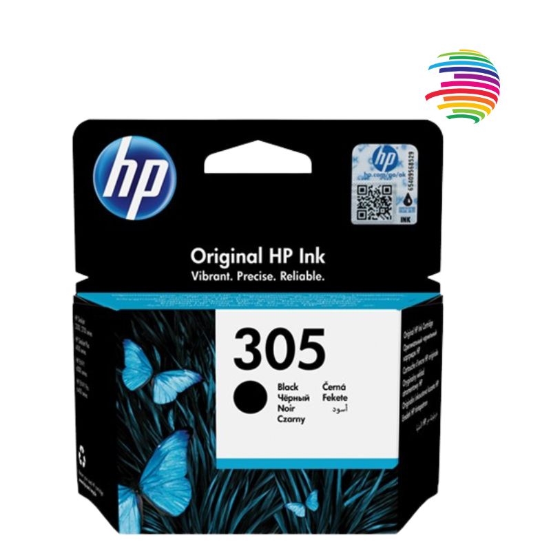 HP 305 Black ORIGINAL Ink Cartridge - 3YM61AE