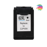 HP 62XL Black Remanufactured Ink Cartridge - Replaces C2P04AE/C2P05AE