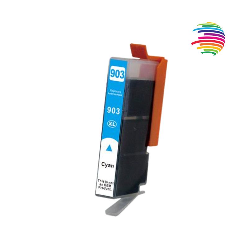 HP 903XL Cyan Cartucho de Tinta Generico - 903 - Reemplaza T6M03AE/T6L87AE
