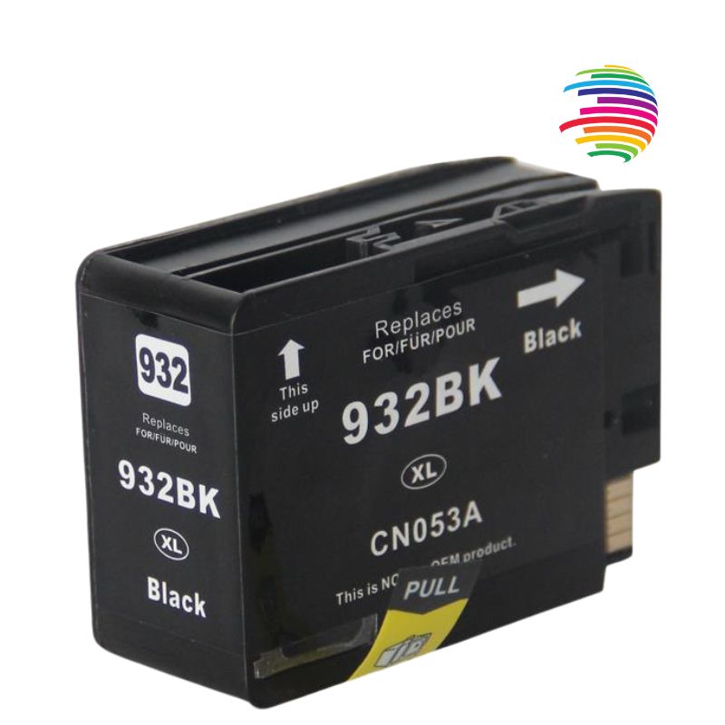 HP 932XL Black Generic Ink Cartridge - Replaces CN053AE/CN057AE