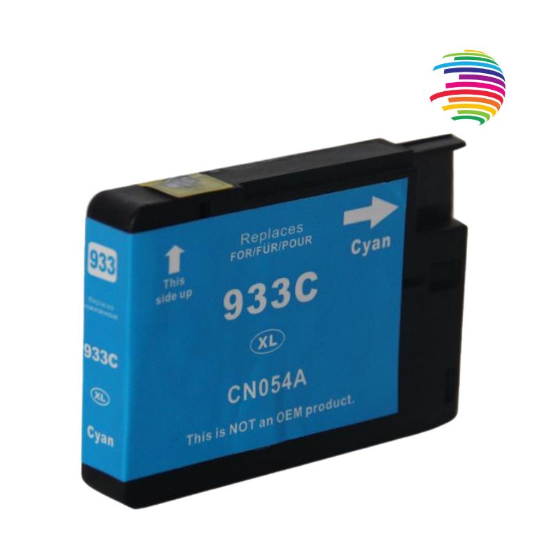 HP 933XL Cyan Generic Ink Cartridge - Replaces CN054AE