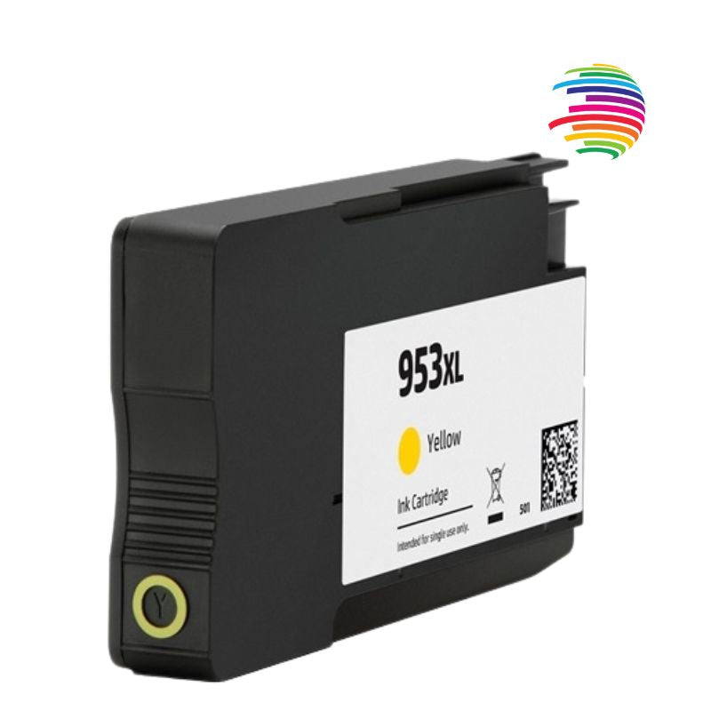 HP 953XL Yellow Generic Ink Cartridge - Replaces F6U18AE/F6U14AE