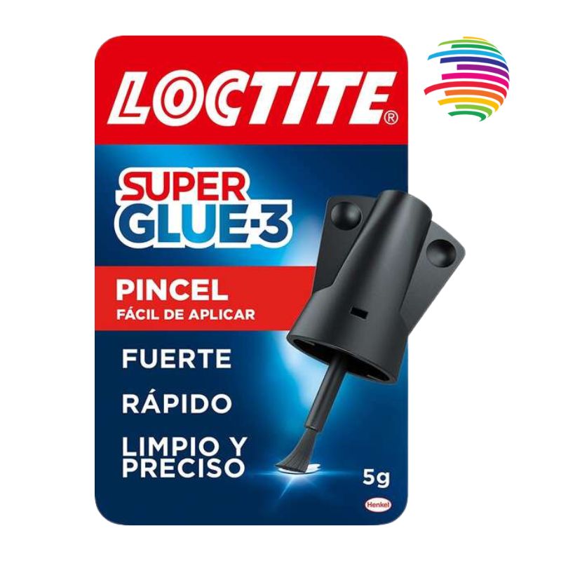 Loctite Super Glue-3 Brush 5gr - Triple Strength Universal Adhesive