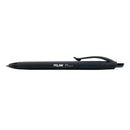 Milan P1 Touch Ballpoint Pen - Box of 25 - Retractable Ball - 1mm Round Tip - Oil-Based Ink - Smooth Writing - 1,200m Writing Range - Color of your choice