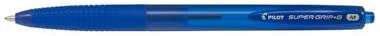 Pilot SuperGrip G - 12-pack - Retractable Ballpoint Pen - 1.0mm Round Tip - 0.4mm Line - Oil Ink - Ergonomic Grip - Choice of Color