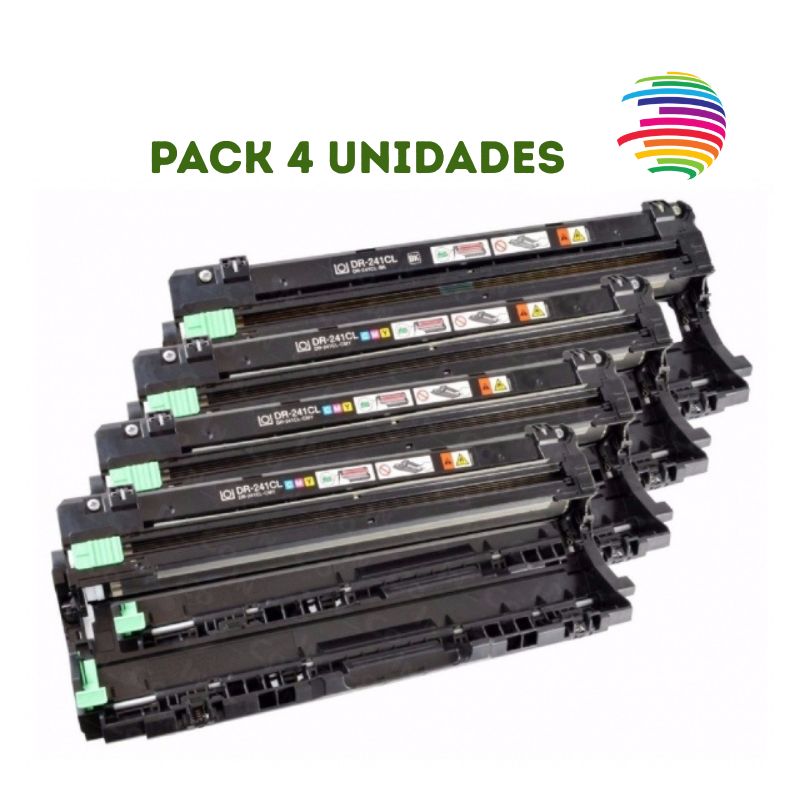 Brother DR241CL PACK 4 uds.Tambor de Imagen Generico Universal (Drum) Unidad