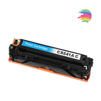 HP CB541A/CE321A/CF211A Cyan Cartucho de Toner Generico - Reemplaza 125A/128A/131A