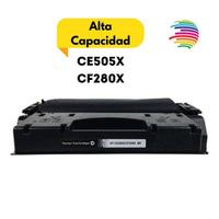 HP CE505X/CF280X Negro Cartucho de Toner Generico - Reemplaza 05X/80X