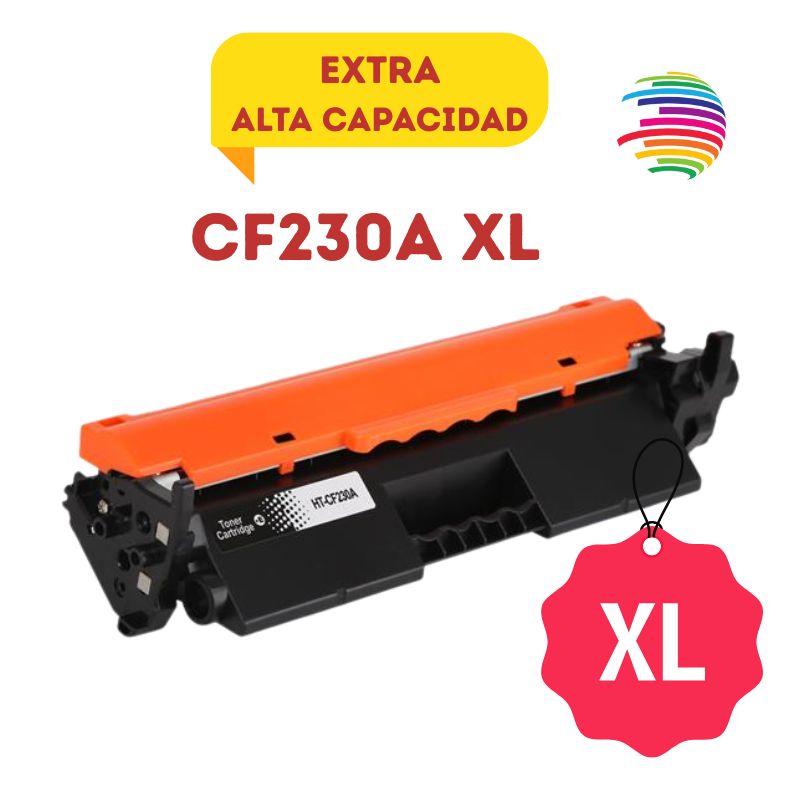 HP CF230A XL Negro Cartucho de Toner Generico - Alta Capacidad/Jumbo - Reemplaza 30A