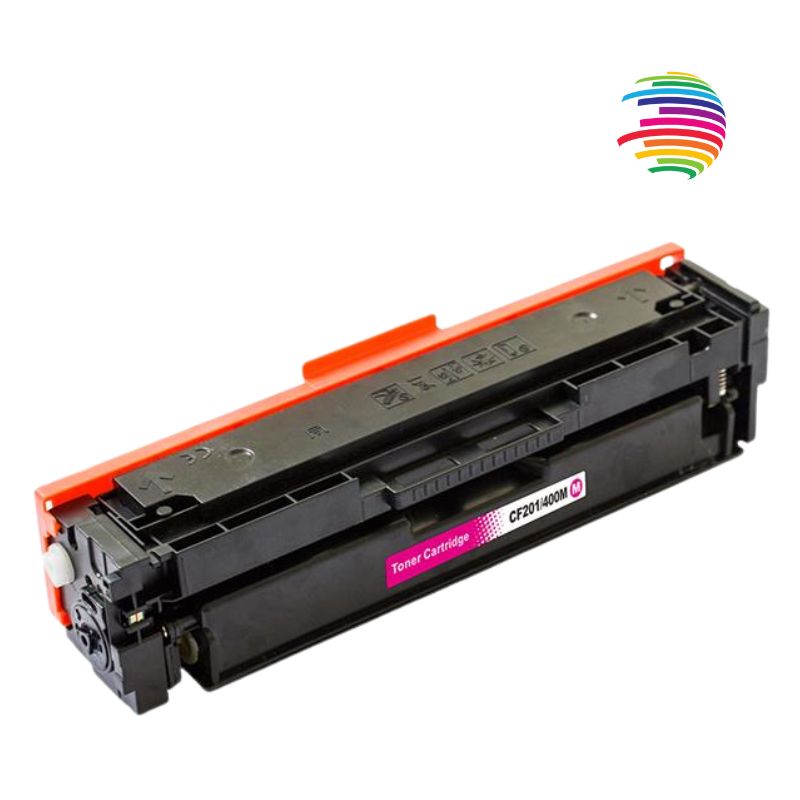 HP CF403X/CF403A/CF543X/CF543A Magenta Cartucho de Toner Generico - Reemplaza 201X/201A/203X/203A